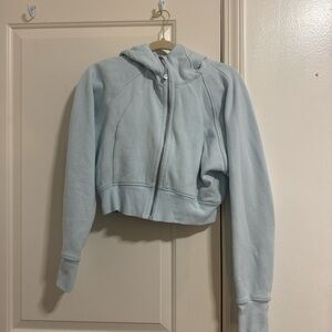 Lululemon Athletica Light Blue Zip-Up Hoodie